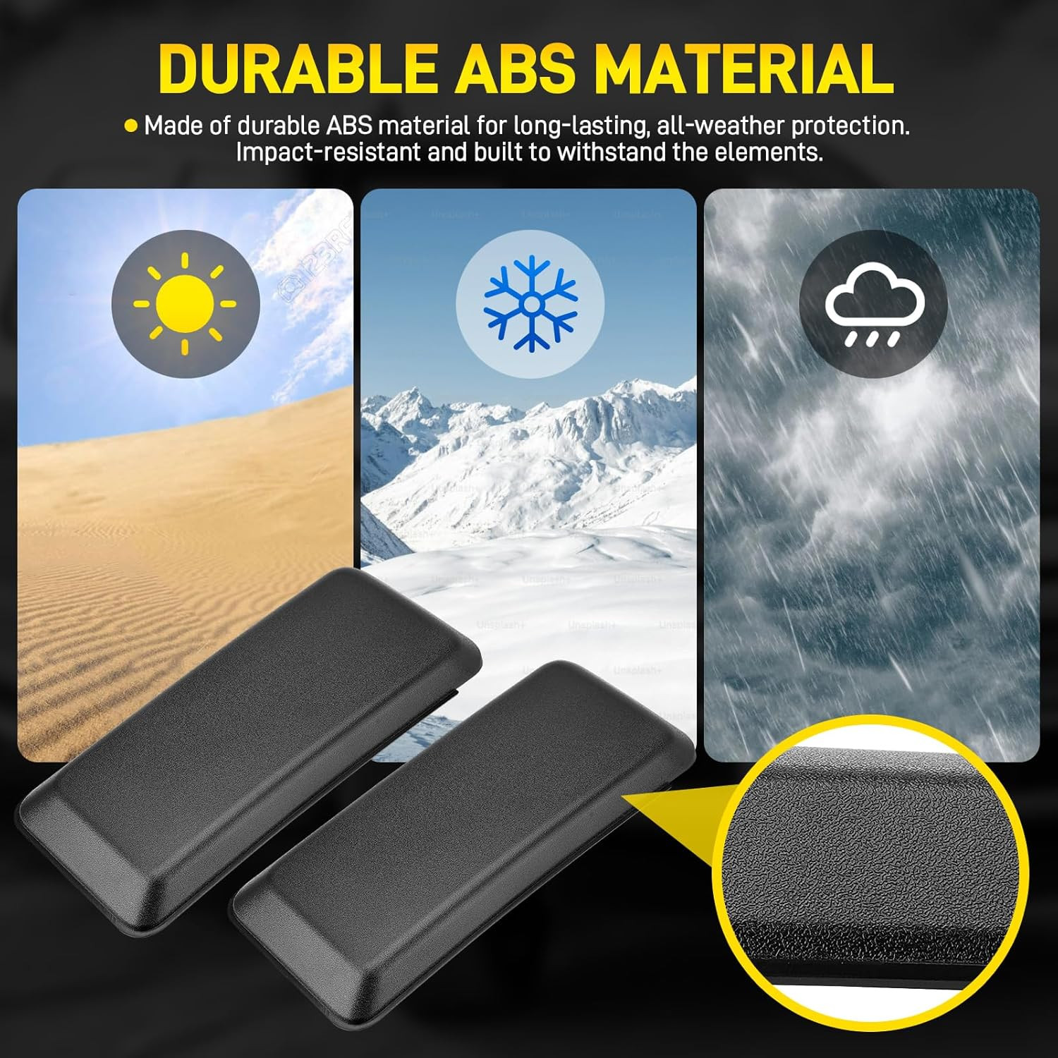 Front Bumper Guard Pads Compatible with Ford F-150 F150 2018-2020, Replace JL3Z1