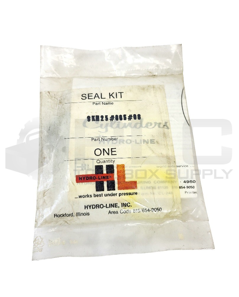 NEW SEALED LOT OF 2 HYDRO-LINE SKN25-665-08 PISTON SEAL KIT