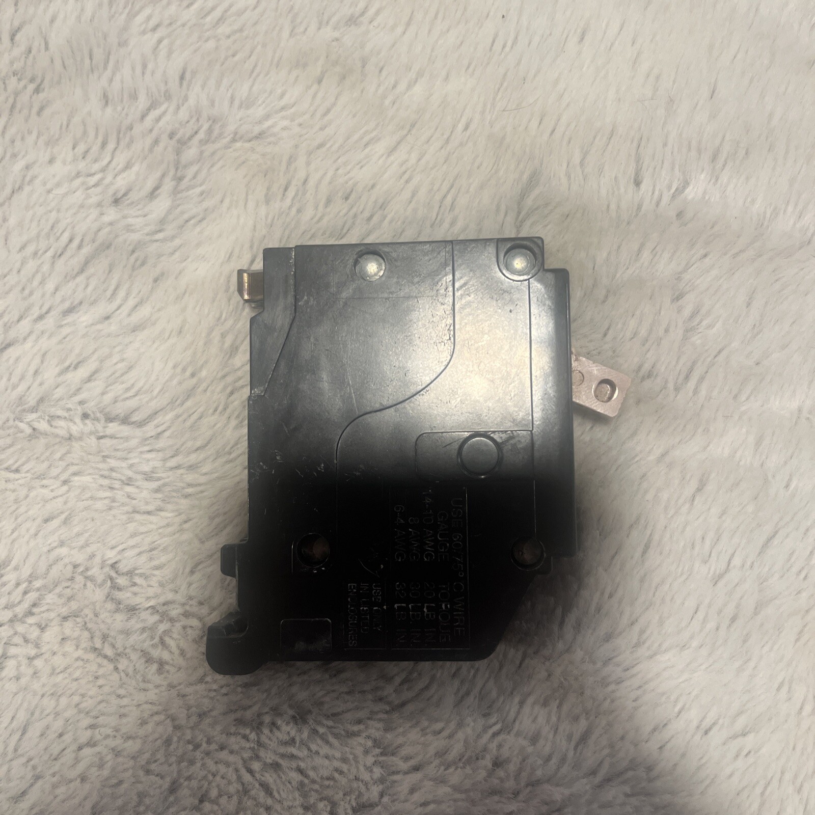 Eaton Circuit Breaker E11713 Type CH Class CTL SWD 15 1 POLE Plastic Foot