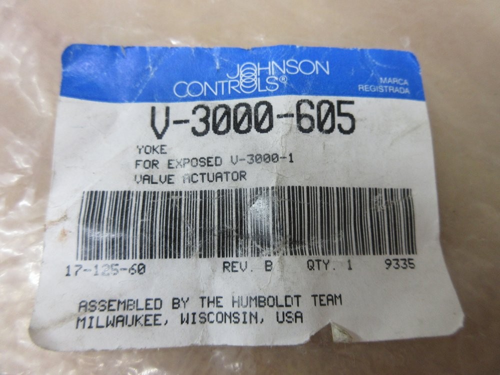 Johnson Controls V-3000-605 Valve Actuator Yoke