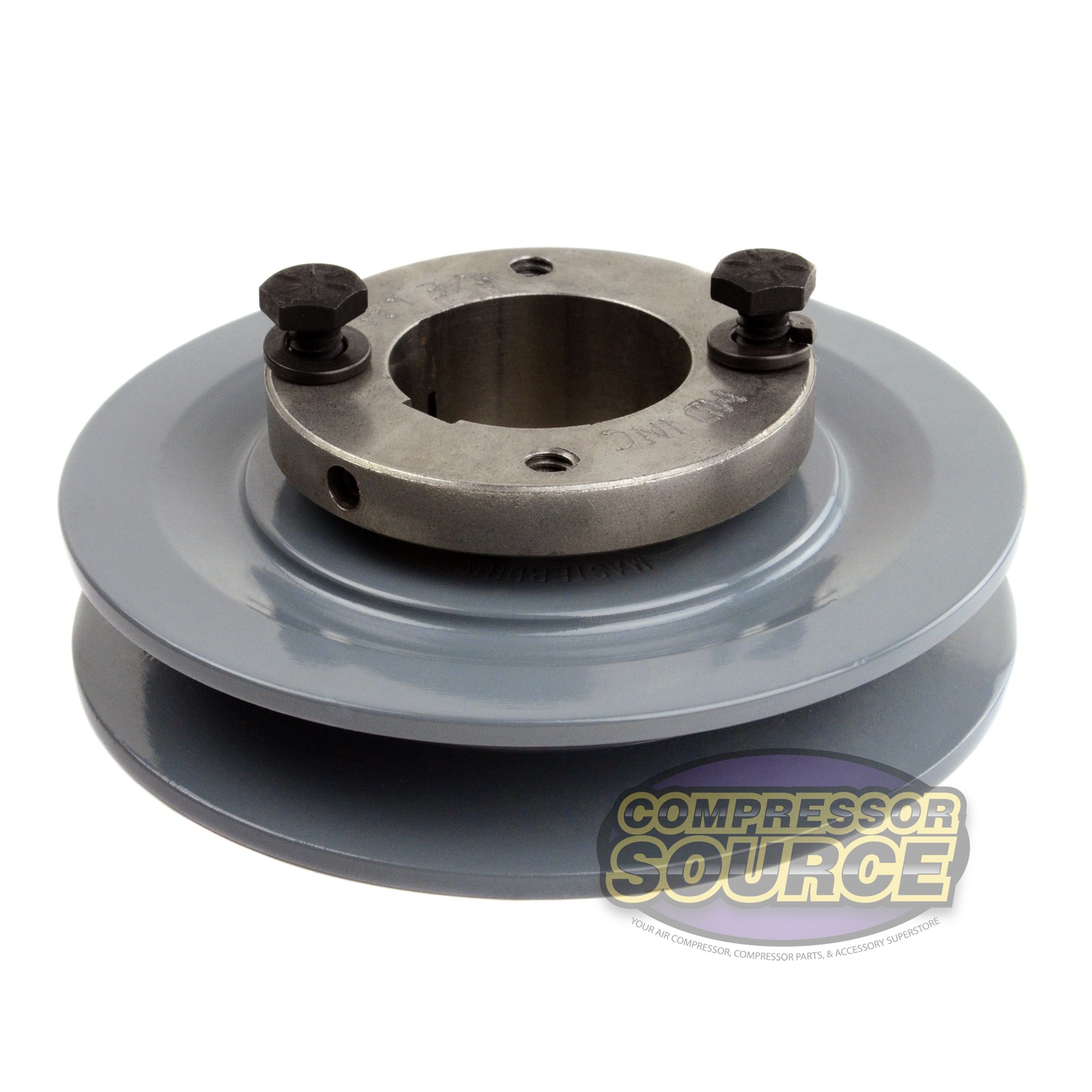 Cast Iron 4.5″ Single Groove Pulley Belt A Section 4L with 1-3/8″ Sheave Bushing