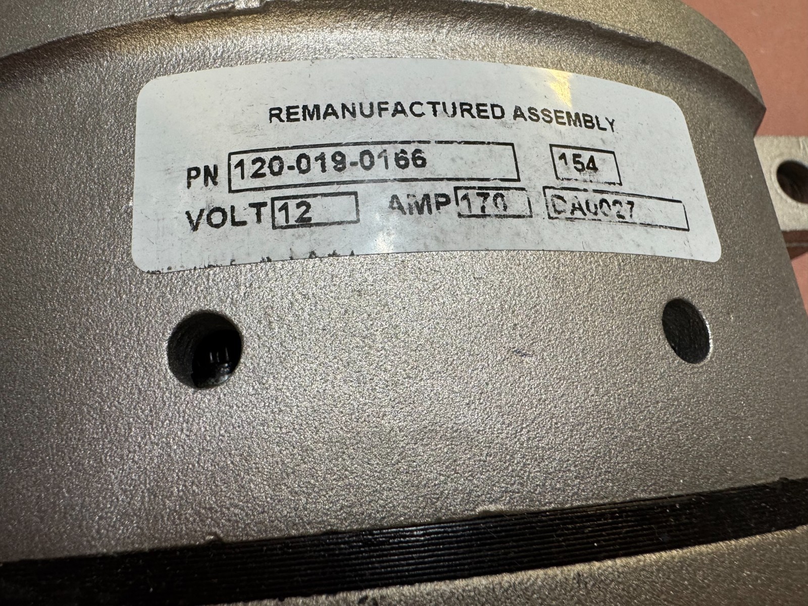 D&W 120-019-0166 Brushless Alternator 36 Si 10459449 Delco Remy 8600126