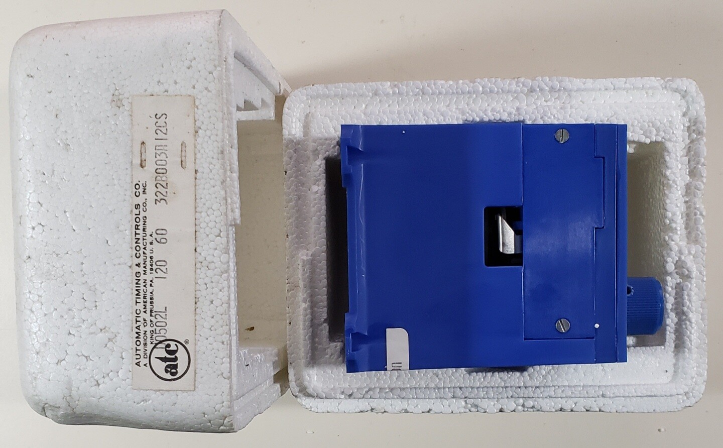 ATC 322B-003-A-12CS / 322B003A12CS TIMER 0-10 SEC 120 V – NEW
