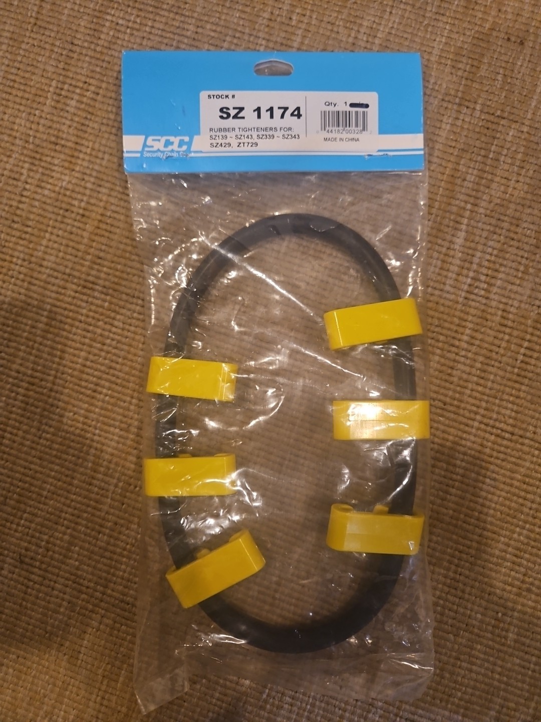 SZ 1174 Tire Traction Chain Rubber Tightener For SZ139, SZ143 – SCC – SIngle