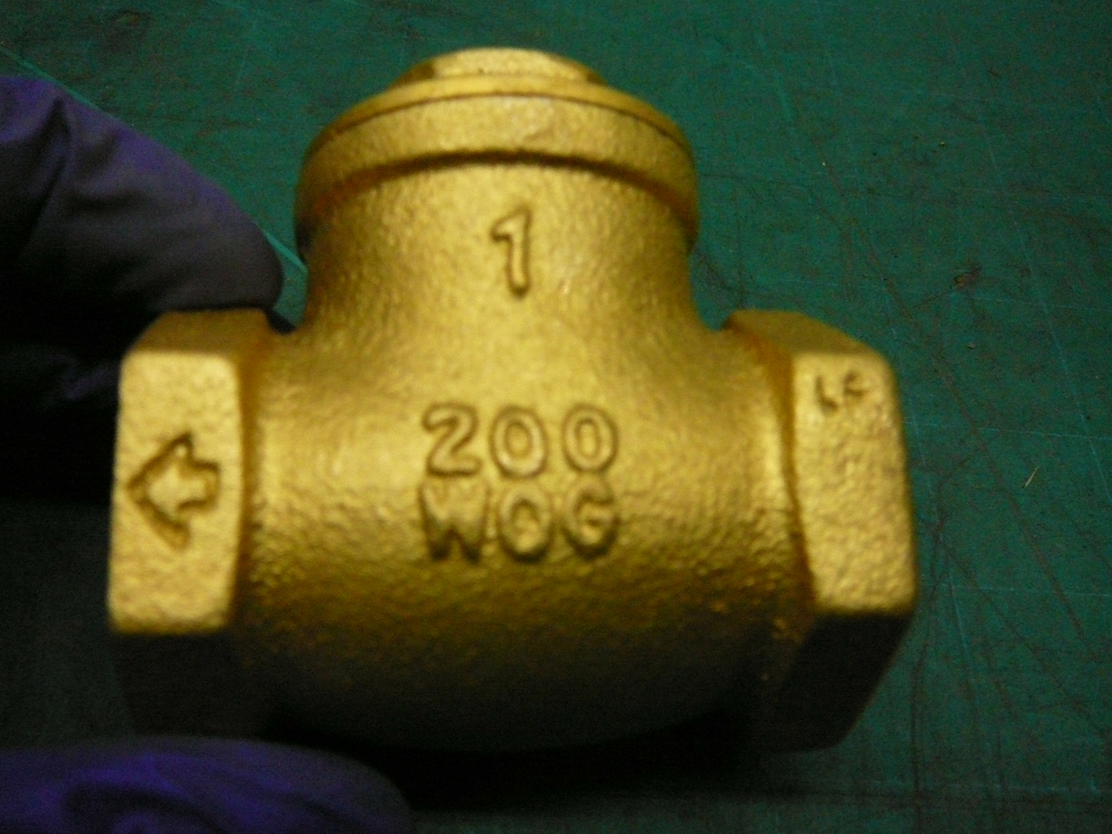 LOT OF 5 PROFLO BRASS LOW LEAD 125# SWING CHECK VALVE 1″ THREADED PFX31G