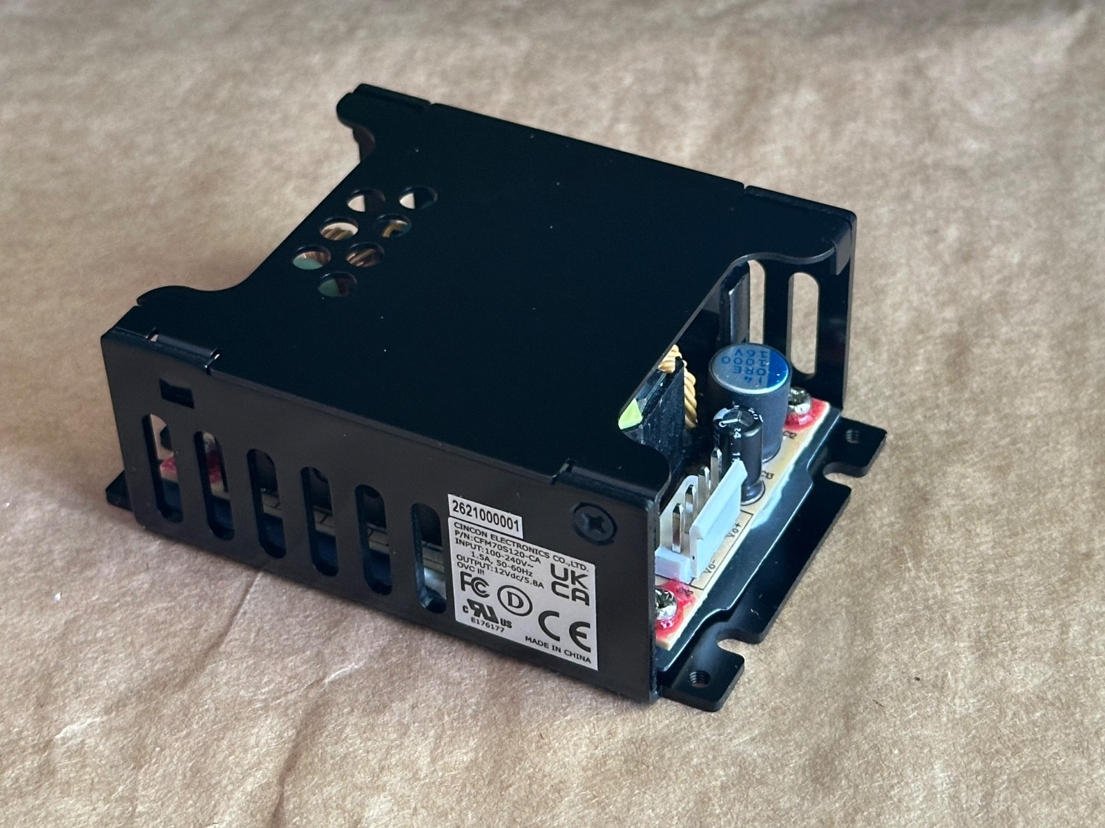 Cincon CFM70S120-CA Power Supply – Chassis Mount 70W 12V 5.8A Converter New
