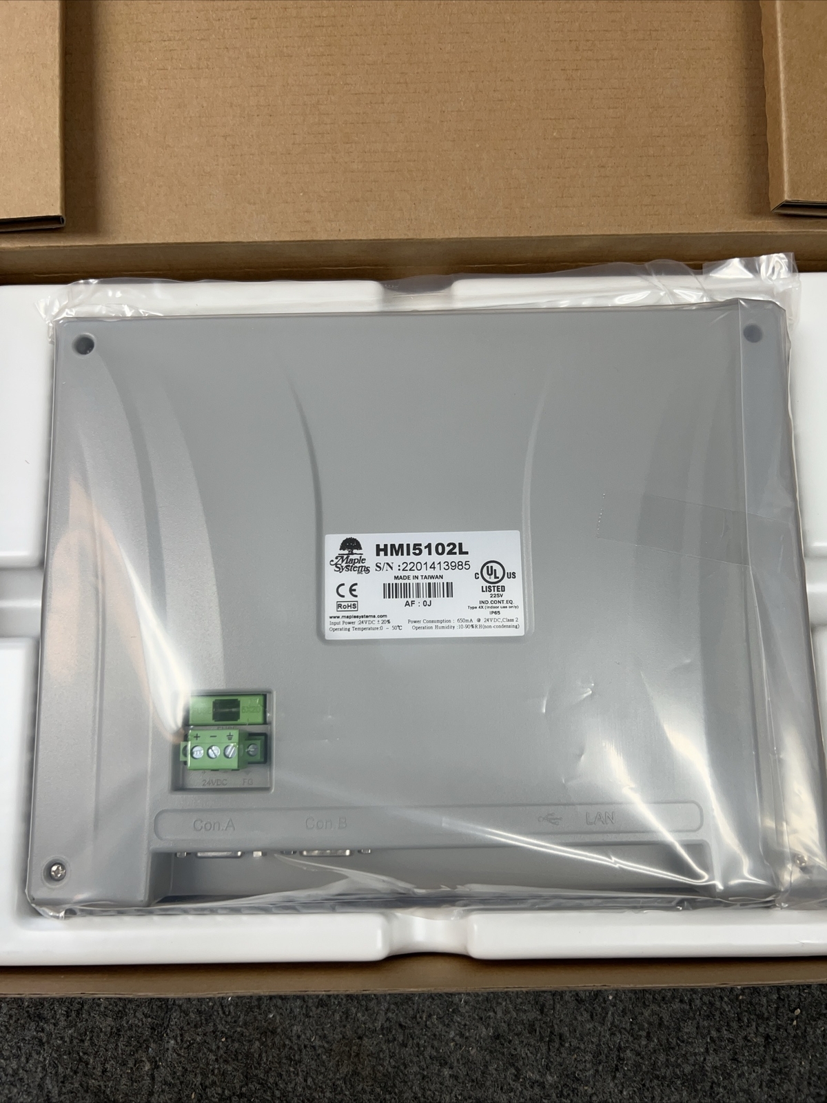 MAPLE SYSTEMS HMI5102L/ HMI5000L BRAND NEW IN BOX
