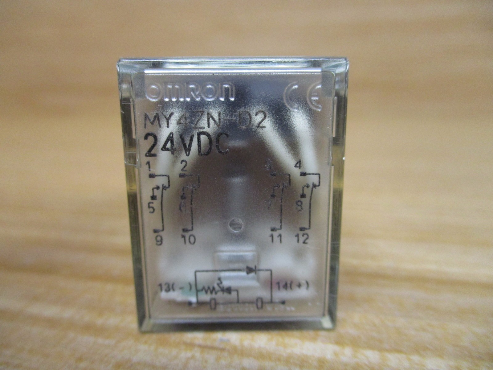 Omron MY4ZN-D2-24V DC Relay MY4ZN-D2-24V Coil 24VDC (Pack of 10)