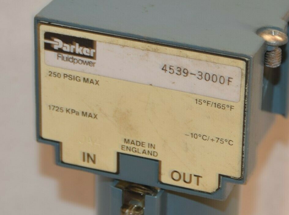 (NEW) PARKER 4539-3000F 45393000F 250psig Fluidpower Modular Standard Filter