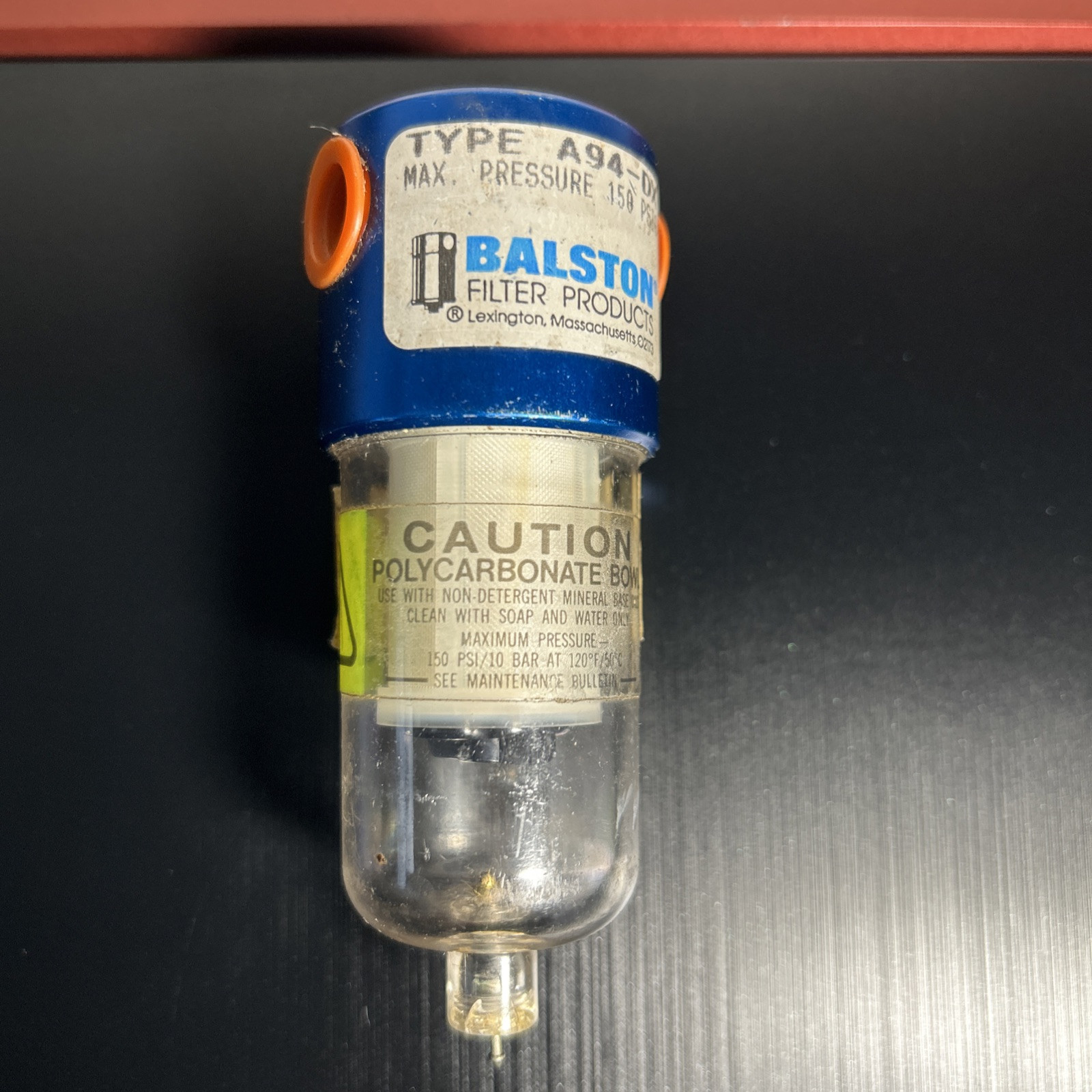 Balston Air Compressor Water Air Filter (62A 250 Psi) (Type 62 150 Psi)