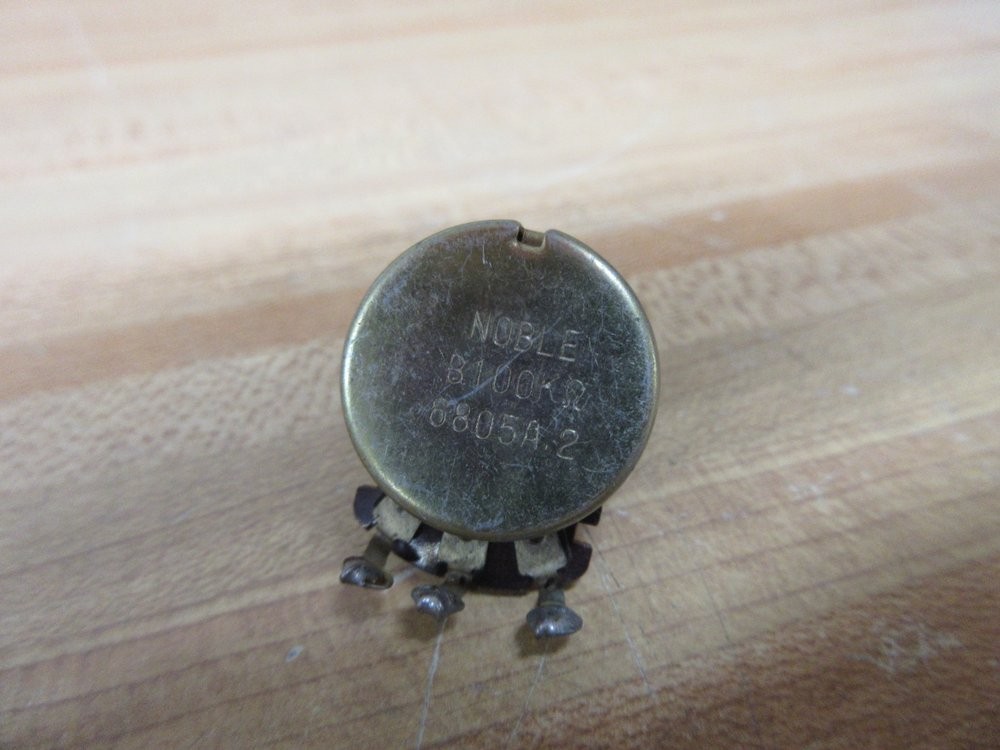Noble B100K OHMS Potentiometer 6805A.2
