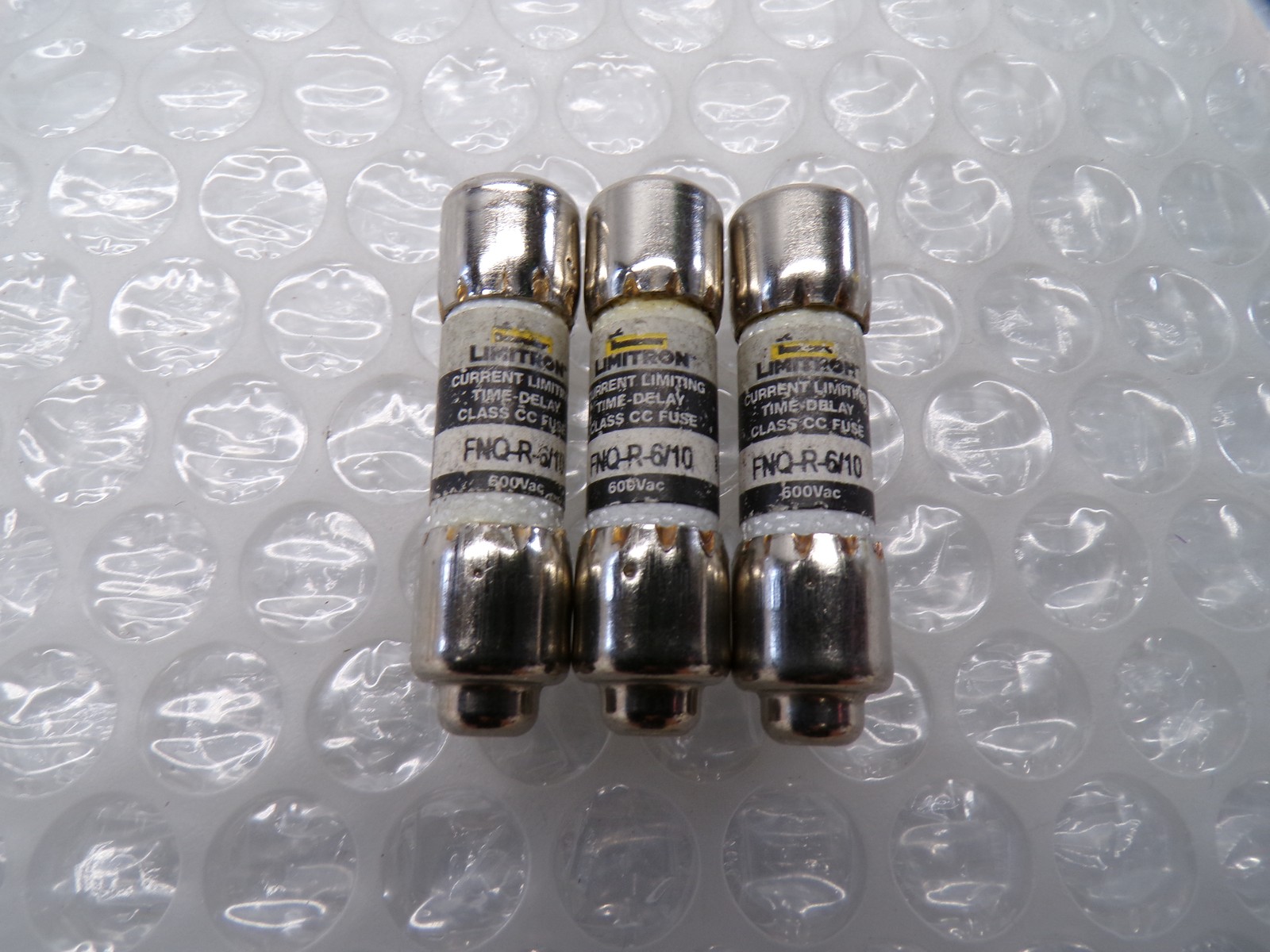 BUSSMANN FNQ-R-6/10 FUSE LOT OF 3 NSNP