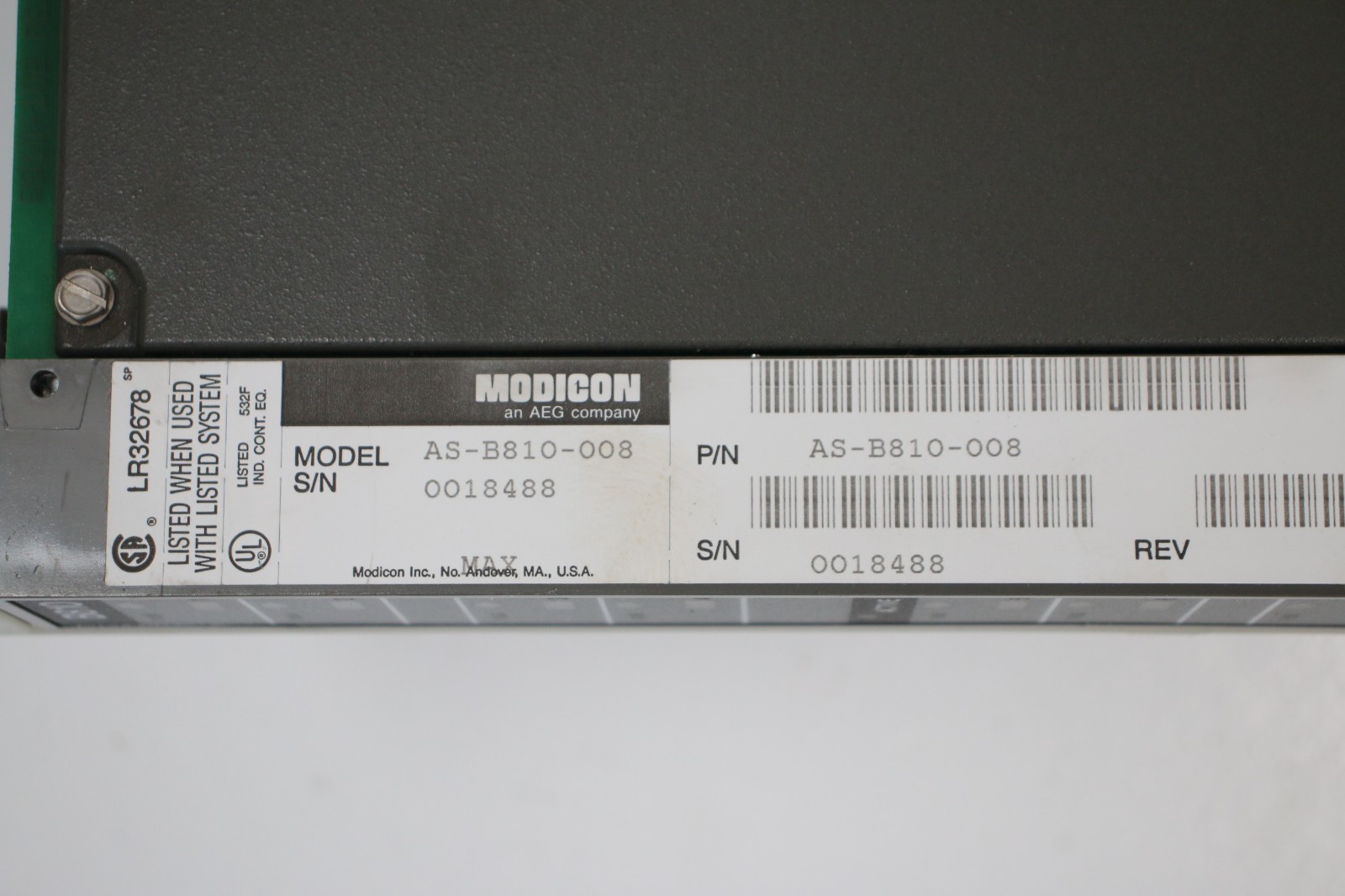 Modicon Output Module B810 B810-008 lot of 4 units