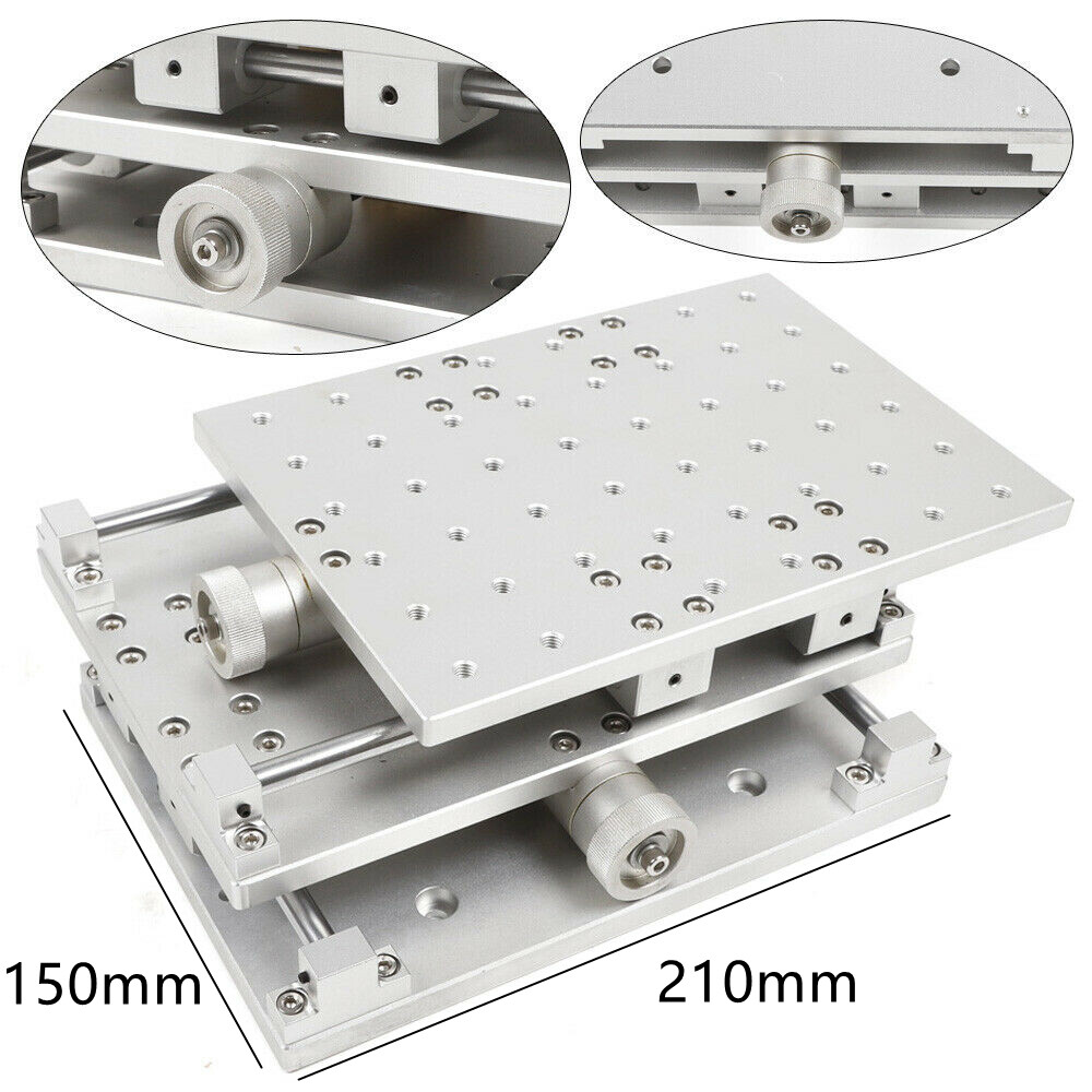 XY Axis 2 Axis Positioning Work Table Laser Marking Machine Adjustable Workbench
