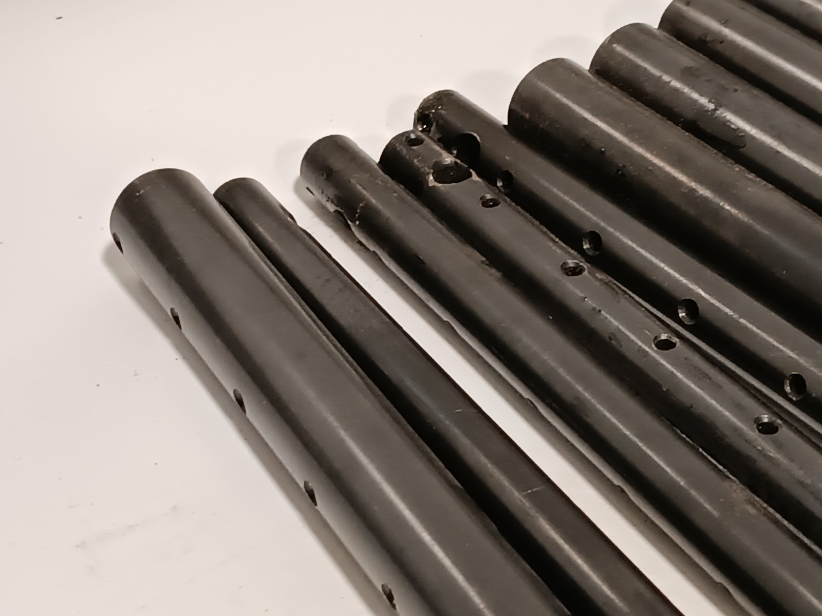 DTP 40 pusher rods for packaging machine, lot of 10steel shafts as shown