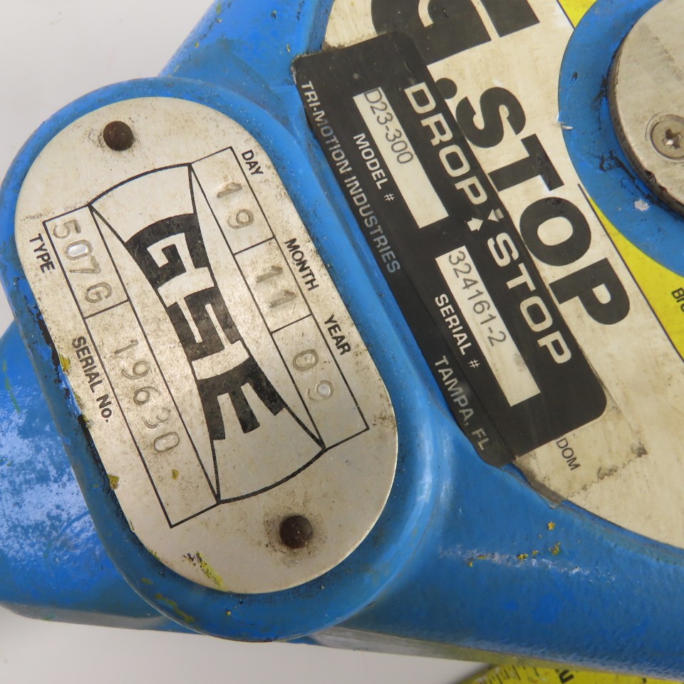 GSE Type 507G D23-300 Retractable Fall Arrest 23′ Cable 75-300LB