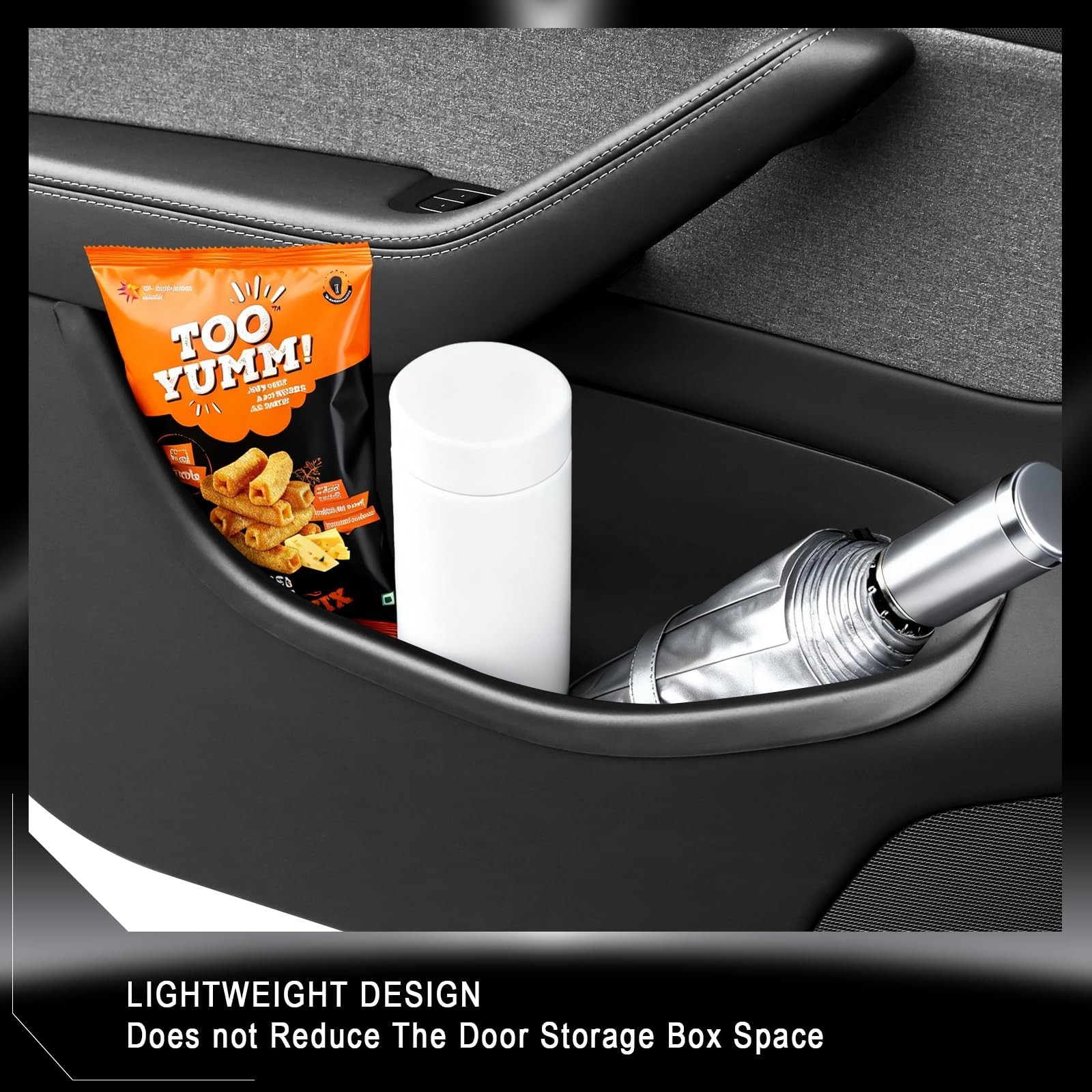 Door Side Organizer 4PCS Full-Cover for Tesla Model Y Juniper 2026, Custom Fi…