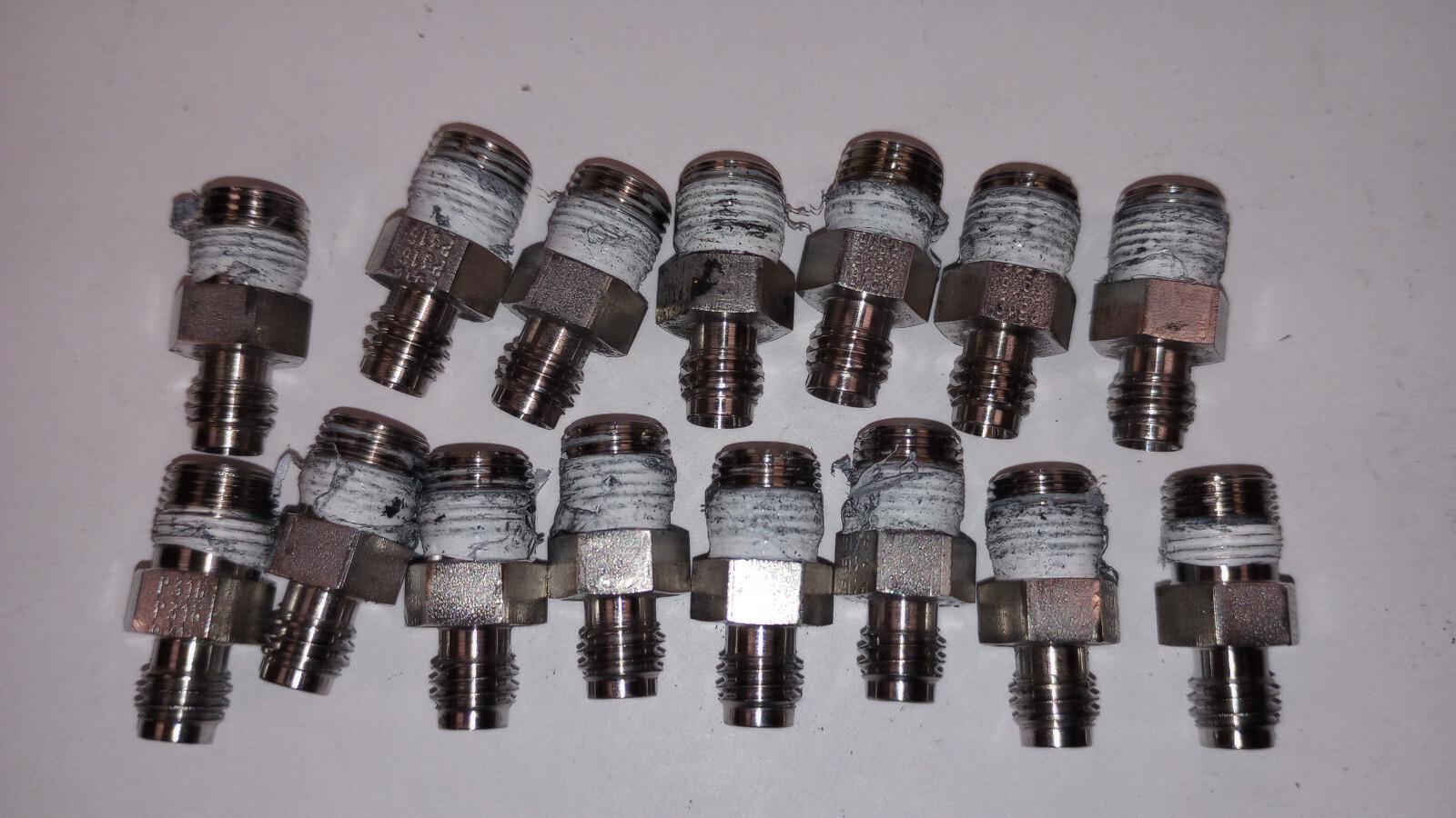 Lot of 15 USED Parker PMI PC-1/8 Fittings STAINLESS STEEL P316