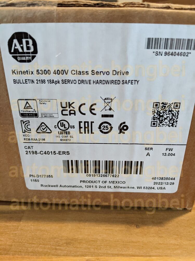 2198-C4015-ERS AB Surplus Kinetix 5300 2198C4015ERS Expedited #HTY2