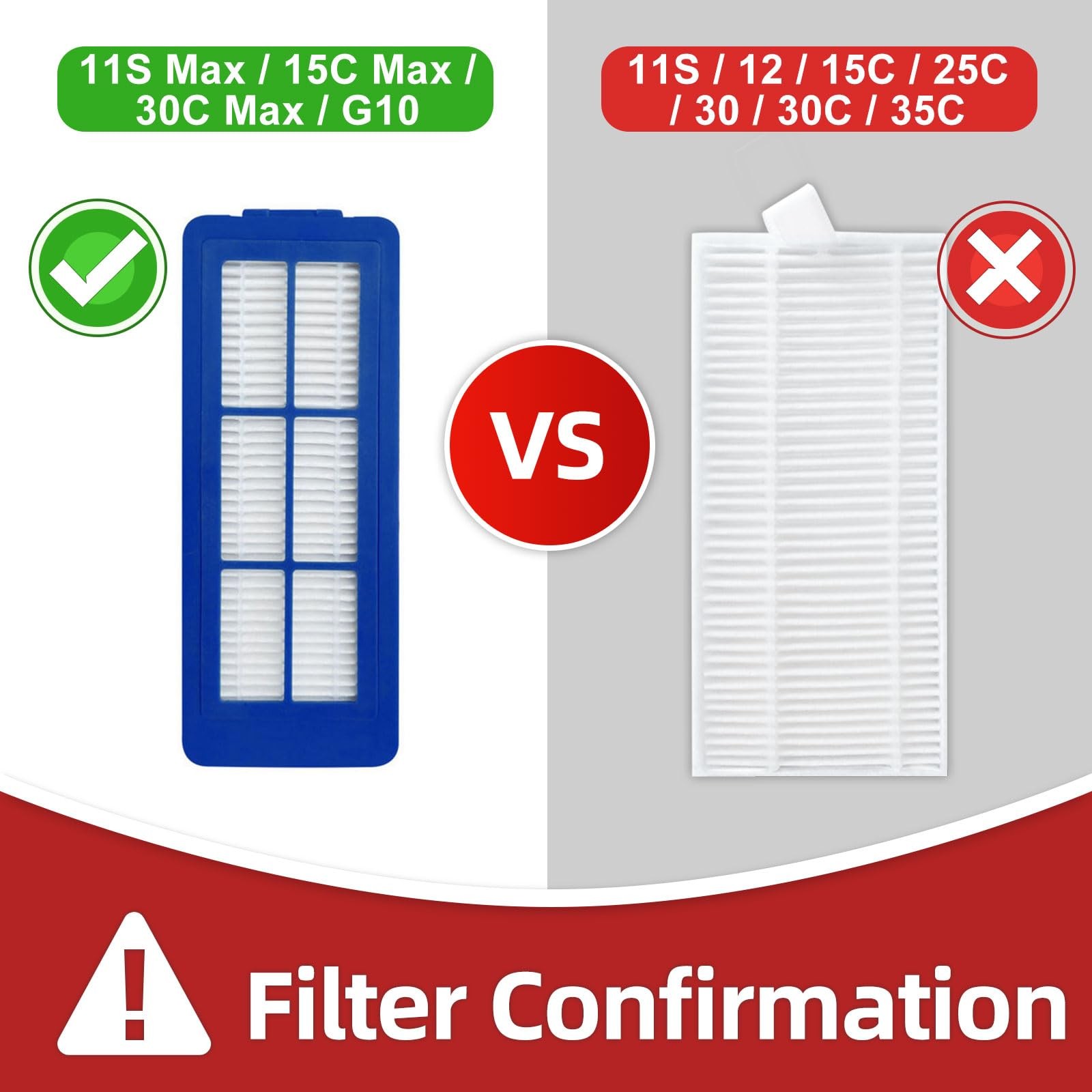 Spare Accessories Compatible for eufy 11S Max, 30C 17*25, Blue / White