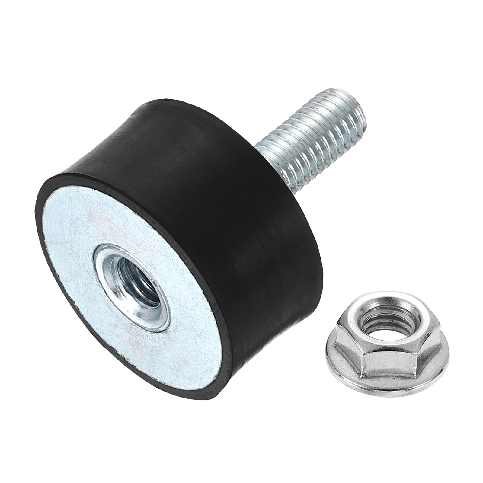 1Pcs M10x27mm Rubber Mounts, 39x20mm(DxH) Rubber Shock Absorber Mount with Nuts