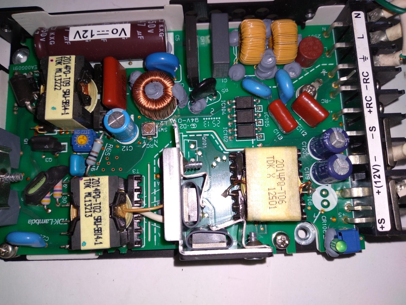 TDK-Lambda RTW12-4.3 KC Power Supply 7J4-420M04-0008-RTW12-4.3K EHFP S333