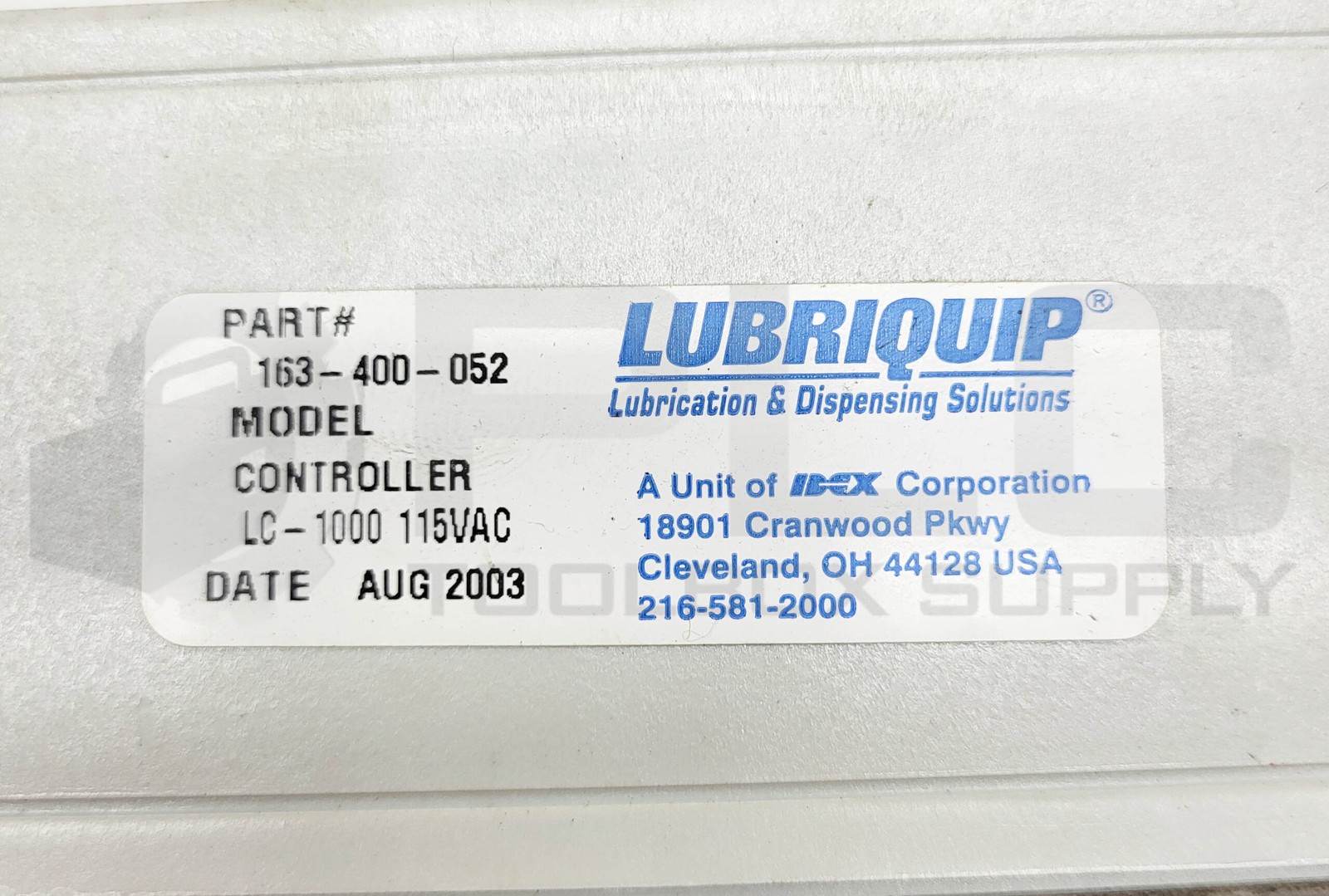 TRABON 163-400-052 CONTROLLER LC-1000 115VAC