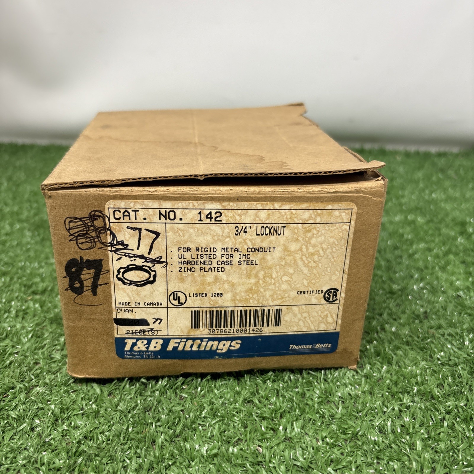 Thomas & Betts 142 3/4″ Conduit Locknut Assorted Mfg (Pack of 77)