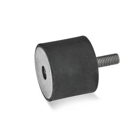 J.W. Winco 451-30-20-M8-Es-55 Vibration-Isolating Mount, 20 Mm H