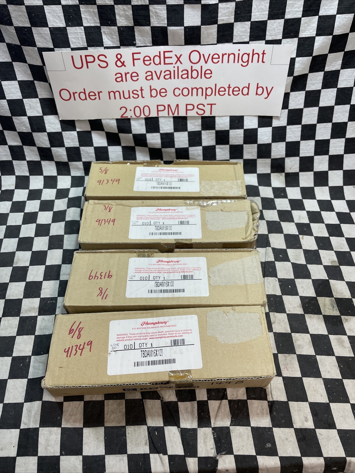 Koganei Air Cylinder TBDAM16X100, TBDAM16 X 100, LOT OF 4, Shipsameday #144B