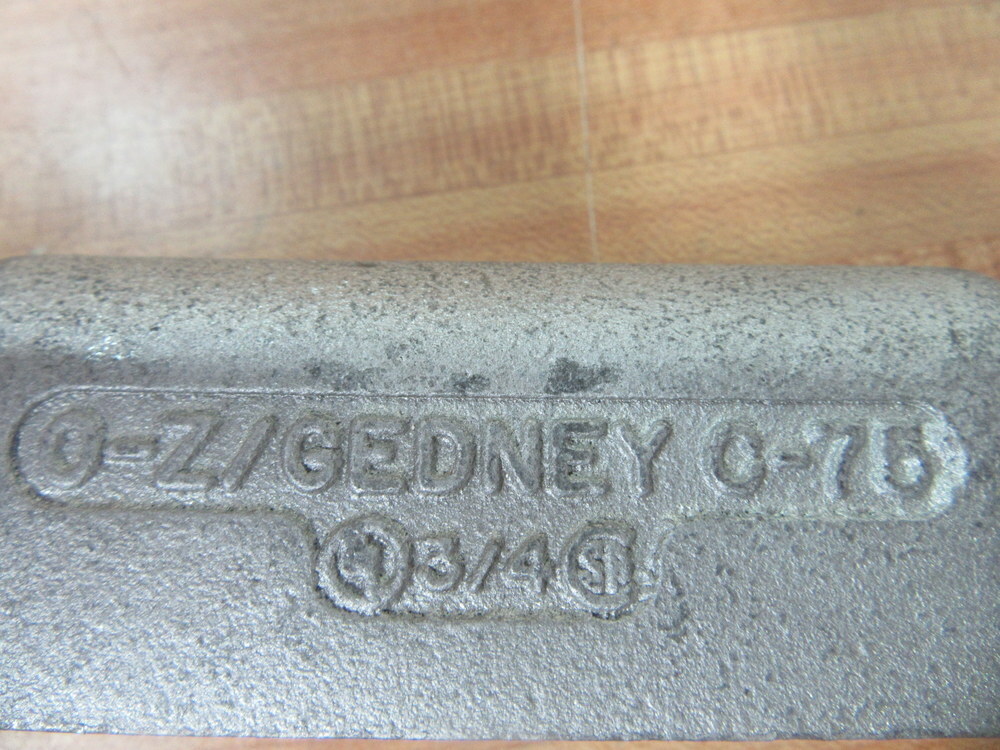 OZ Gedney C-75 C75 Type C Conduit Bodies (Pack of 4)