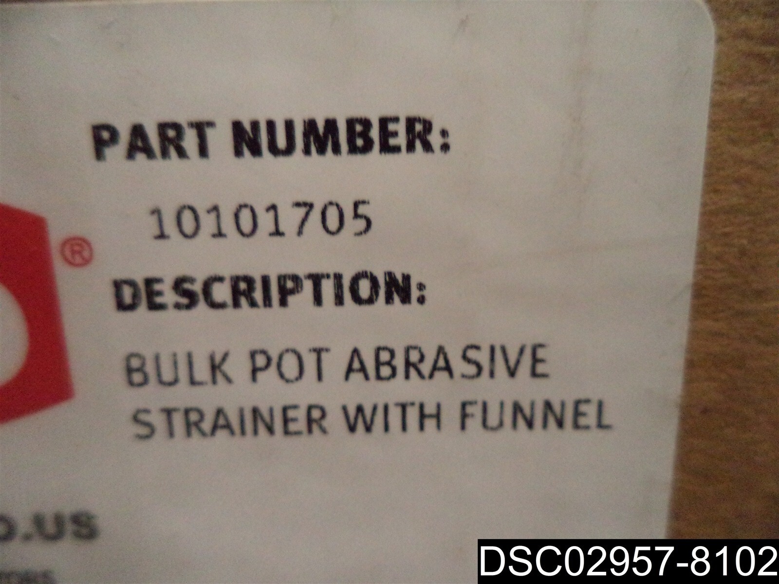 Marco 10101705, Blastmaster 160 C.F. Abrasive Screen & Funnel, 10″ Dia Camlock