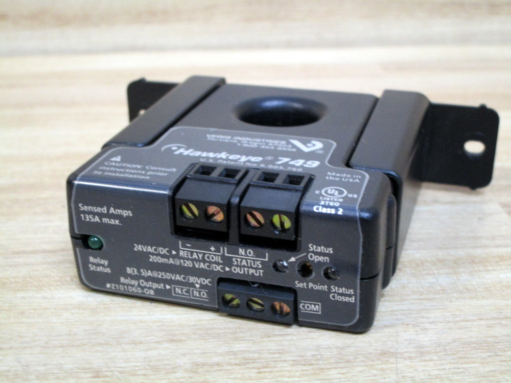Veries Industries H-749 SPDT Current Switch/Relay