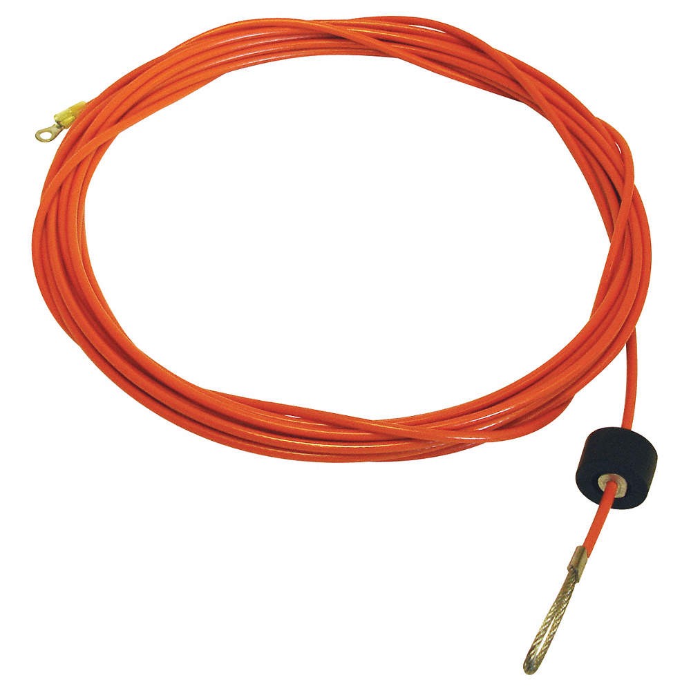 COXREELS 2182-G-50 Static Discharge Cable Kit,50Ft,Orange 10C512
