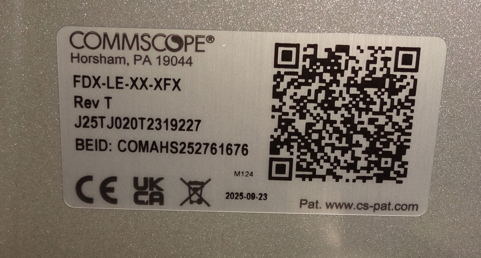 Commscope FDX-LE-XX-XFX Amplifier FDXLEXXXFX NEW