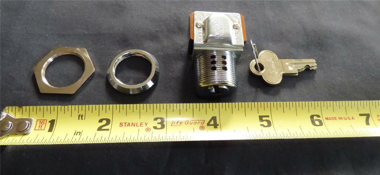 Heavy Duty DPDT Key Operated Switch Keyswitch New CCTV