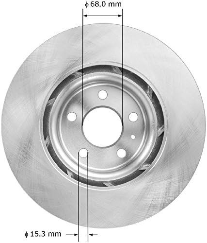 Bendix Premium PRT5994 Front Brake Rotor for Audi Q5 2011-2009, S4 2011-2010,…