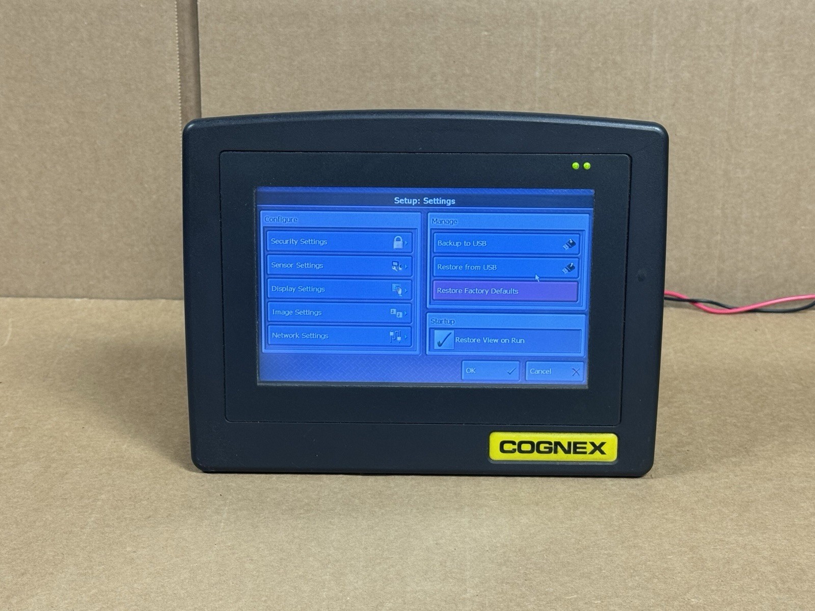 COGNEX 821-0004-2R A VISIONVIEW 700 Display Panel VV700 825-0240-1R A FAST SHIP