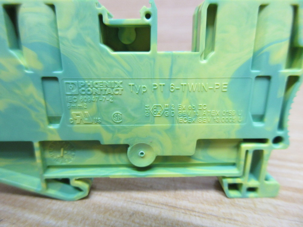 Phoenix Contact PT 6-TWIN-PE Terminal Block 3211498 (Pack of 9)