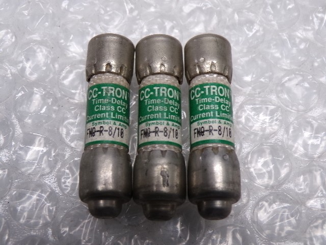 CC-TRON FNQ-R-8/10 FUSE LOT OF 3 NSNP