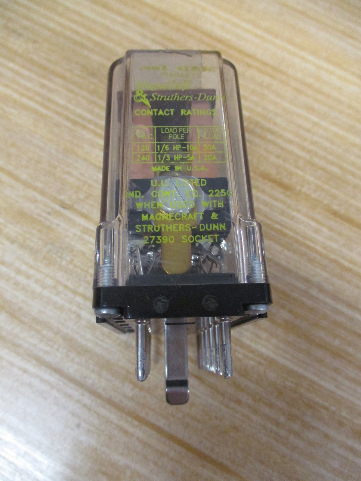 MSD 219ABAPL 24-28VDC Magnecraft Struthers Dunn Relay (Pack of 6)
