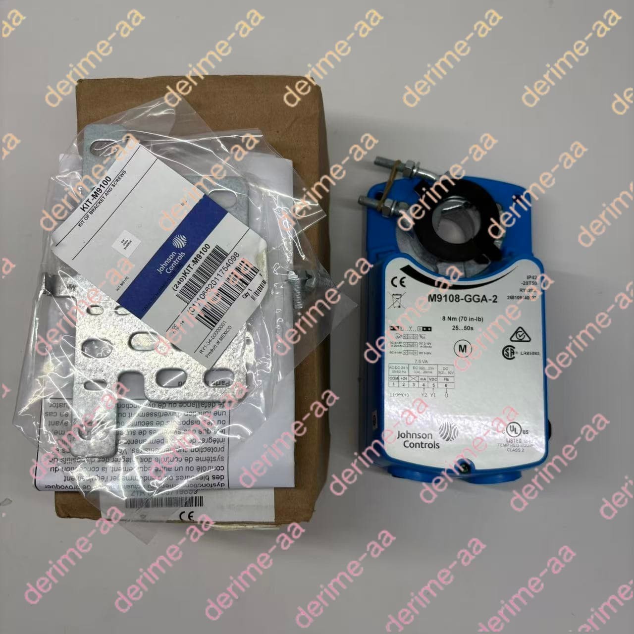Johnson Controls M9108-GGA-2（70in-IB/8Nm 24VAC/DC 25-50Sec）Controller Module#1pc