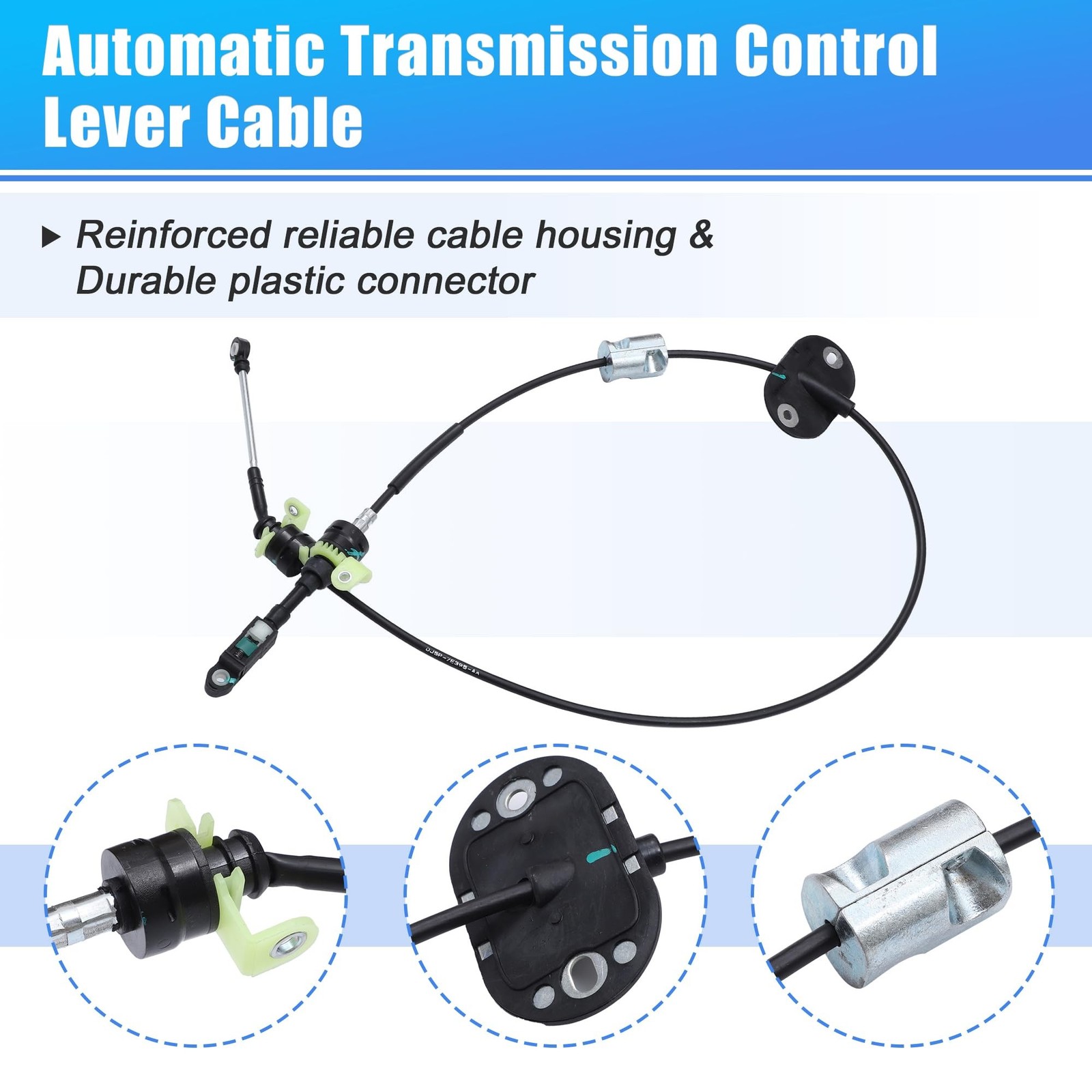 uxcell No.CJ5Z7E395A Automatic Transmission Gear Shifter Cable for Ford Escap…