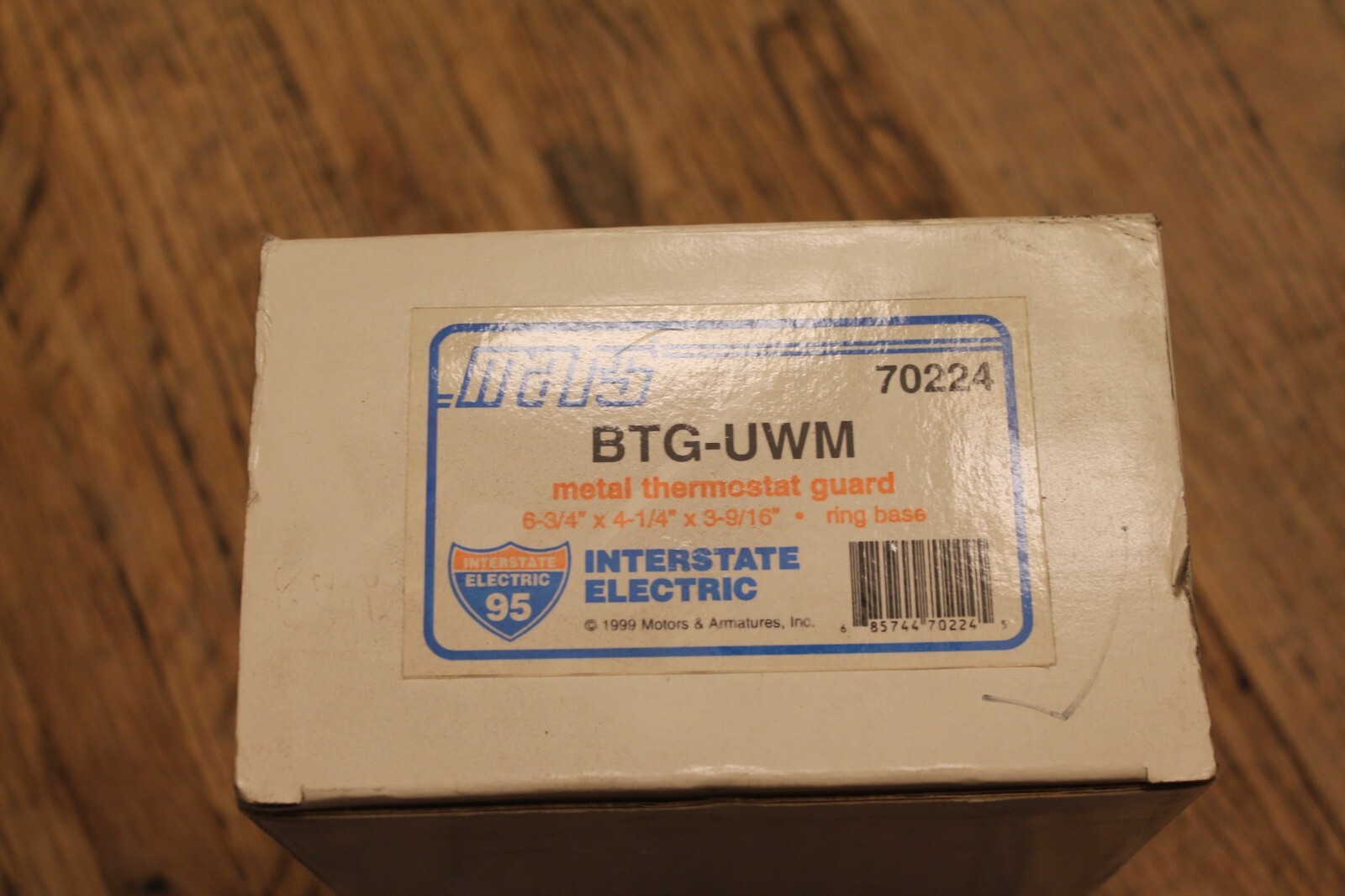 Interstate Electric BTG-UWM Thermostat Guard W/ Ring Base BTGUWM