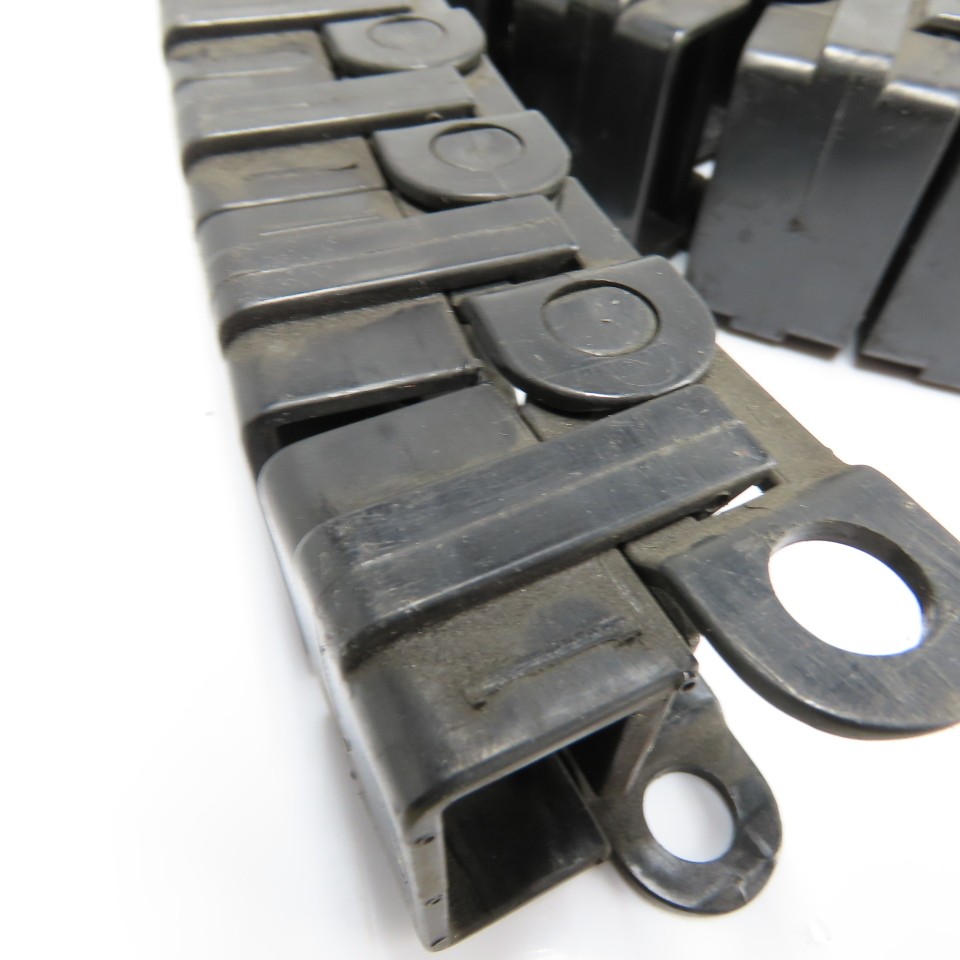 48mm x 23mm Plastic Cable Carrier Drag Chain Track 10′ 6″ Long