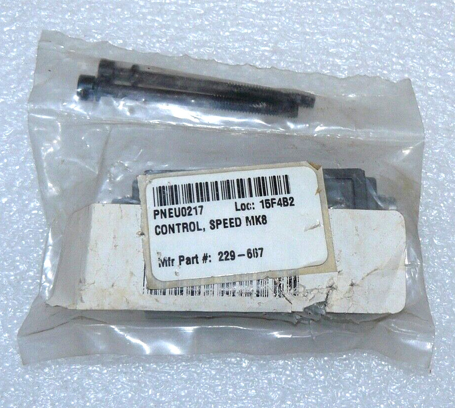 ASCO 229-667 Speed Control Unit MK 8 Series 2 Adjustable Exhaust Screws New