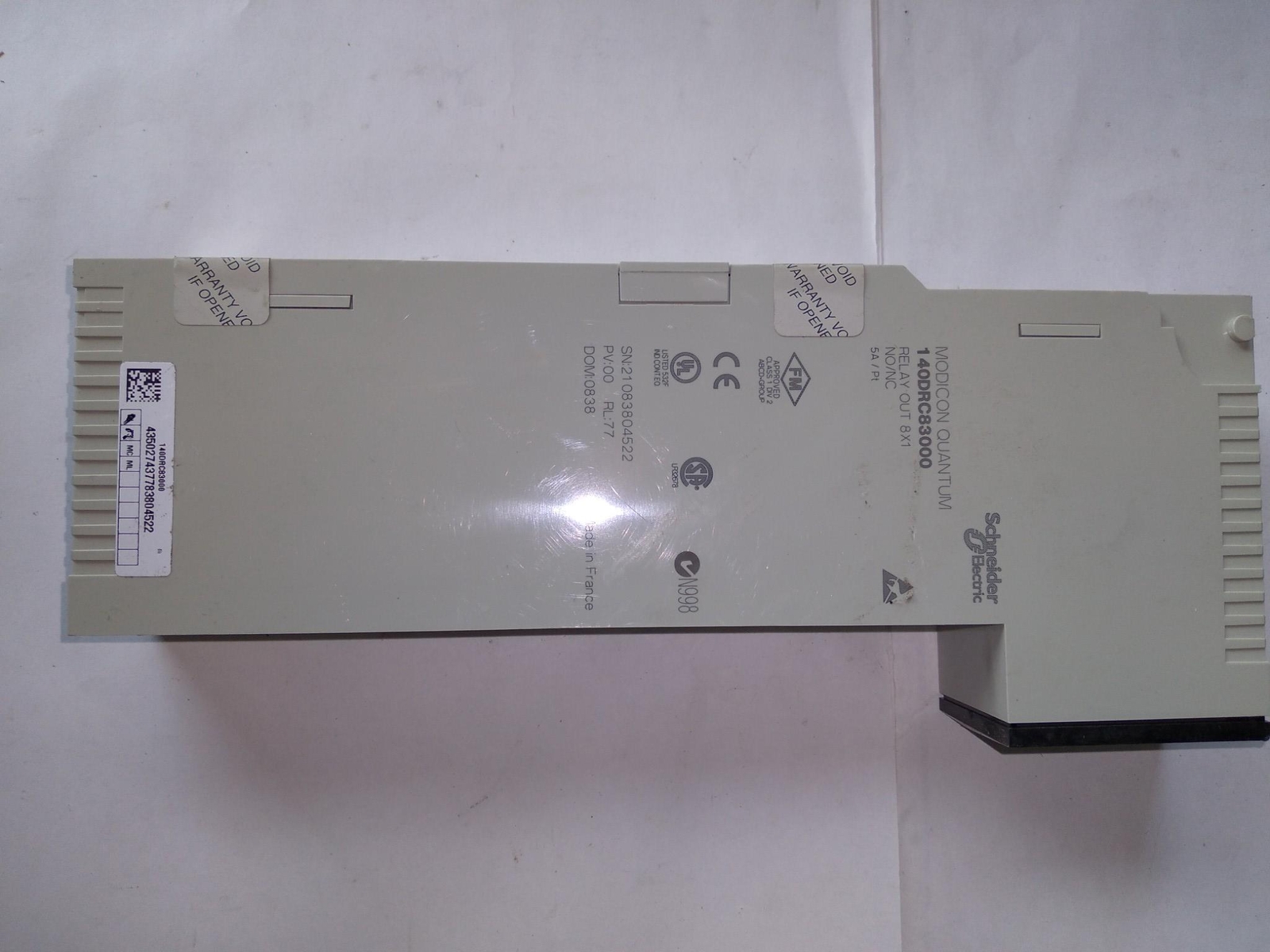 SCHNEIDER ELECTRIC MODICON QUANTUM 140DRC83000 RELAY OUT 8X1