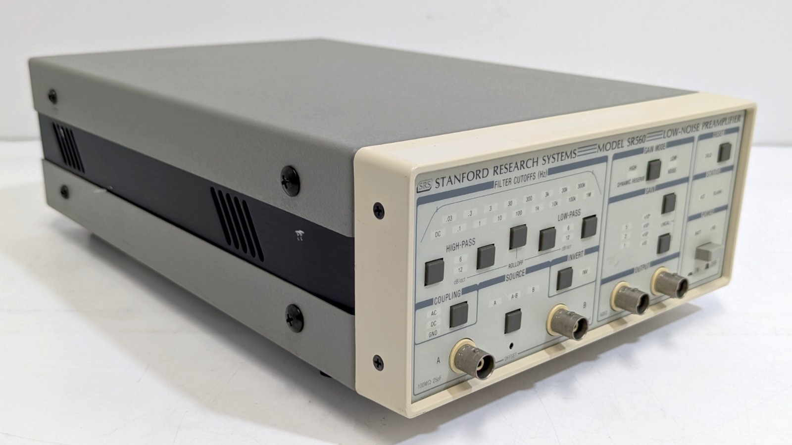 SR560 [Operation Tested] Low Noise Voltage Preamplifier SRS S/N:49487