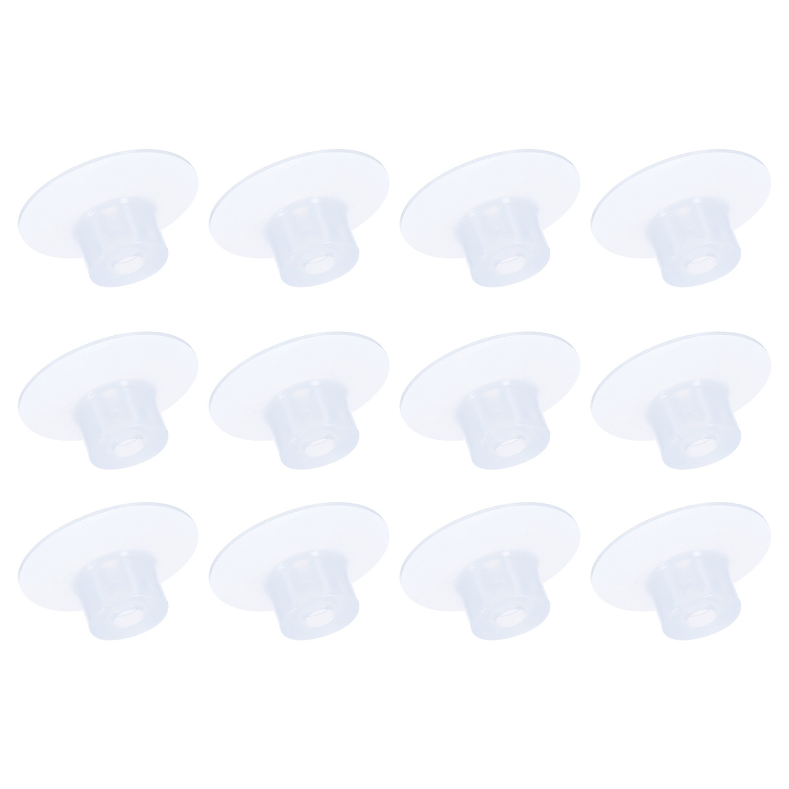 12PCS 30mm Dia M5 Bellows Suction Cup Joint Silicone Pneumatic Vacuum