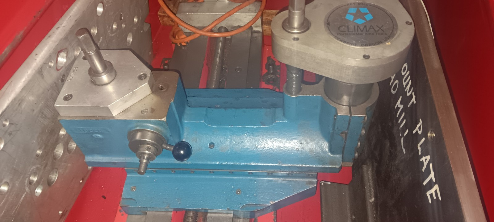 Climax Model PM 2000 Portable Mill Milling 8 X 20